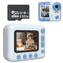 Kids Camera Instant Print, Digital Camera, Kids Selfie Instant Camera, Girls Boys Instant Print Digital Camera - Blue