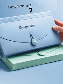 1 szt. Dostosowywalny rozszerzalny folder na dokumenty, organizer na dokumenty, akordeonowe portfolio, mini organizer z 13 kieszeniami, wielowarstwowy organizer na faktury podatkowe i paragony, segregator do biura, firmy, szkoły, reklamy, powrotu do szkoły, artykułów szkolnych