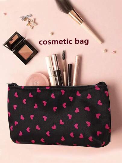 时尚便携爱心印花化妆包，化妆品收纳袋，洗漱包，可爱旅行化妆包，化妆品及日常必需品收纳，旅行洗漱包，必备礼品收纳，拉链配件，美甲包，房间装饰，化妆包，旅行必备品，收纳包，收纳，化妆品收纳包，化妆包，桌面收纳包，化妆包，化妆包，化妆袋，旅行必备品，化妆包，化妆袋，大容量，大号化妆包，圣诞礼物，收纳袋，旅行，女士旅行必备礼物，收纳袋，手拿包/小手提包，化妆品收纳包，化妆品收纳，收纳袋，刷子架，迷你收纳袋，大容量收纳袋，女士礼物，圣诞礼物，女士礼物创意