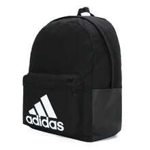 Adidas Zaino da computer con grande capacità, zaino da studente universitario, borsa sportiva, borsa da viaggio, colore nero, HG0349