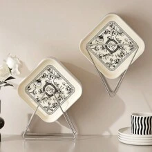 UFORU UFORU Bone Spitting Dish Household Light Luxury Highly Attractive Level Snack Snack Dish Delicate Table Garbage Spitting Bone Plastic Dish