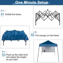 5.9'x5.9' EZ Pop Up Canopy Outdoor Waterproof Wedding Party Tent With 1 Wall - 1 - View 8