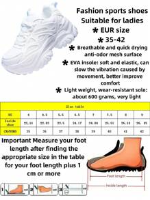 High Platform White High Heel Shoes For Women, Outdoor All Season Fashion Casual Sneakers, Super Light Weight, Non-Slip Wear-Resistant, 7CM Wedge Heel, Round Toe With Lace-Up, Breathable Mesh, Thick Sole, Cushioned, Suitable For Dating, Fitness, Work, School, Youth , Versatile, Comfortable Soft Bottom Shock Absorbing Women Sport Shoes For Autumn Winter