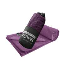 1 pezzo Asciugamano da viaggio e sport in microfibra, compatto, leggero, altamente assorbente, adatto per escursioni, yoga, allenamento, backpacking, palestra