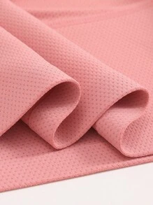 4pcs Plus Size Women Solid Mesh High Waist Soft Seamless High Elasticity Thong Panties