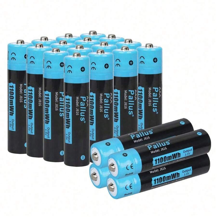 Batterie Aa Ricaricabili Kit Batterie Ricaricabili Kratax Li-Ion 1.5V - 4x AA 4x AAA Caricabatterie USB, 1200 Cicli Acido Batteria Yuasa