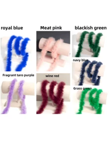 1 Stück buntes Federgestrüpp, Truthahnfeder Dekoration, DIY Strauß Bastelutensilien