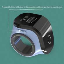 1 个轻量手指计数器，ABS 材质，方便监控，日期和祈祷提醒，数字手指计数器，便携式数字咒语计数器