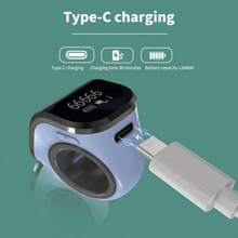 1 个轻量手指计数器，ABS 材质，方便监控，日期和祈祷提醒，数字手指计数器，便携式数字咒语计数器