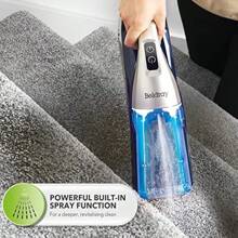Cordless Handheld Carpet Cleaner With 110ML Detergent Tank Lift And Clean Pet Stains Spills 7.4V Built-In Spray Function And Scrubbing Brush Dual Tank Filtration System - CordlessSpotBuster - View 5