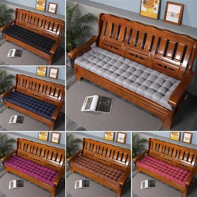 Living And Home 8cm Thickness Comfortable Lounge Cushion,Thick Chair Pads,Bench Cushion,Sun Lounger Rocking Cushion,Hanging Egg Swing Chair Cushion,Soft Basket Chair Seat Cushion,Hammock Chair Seat Pads,Swing Sofa Cushion,Outdoor Seat Mat-50*160CM/48*170CM