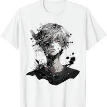 Anime Manga Graphic Illustration Anime T-Shirt - trắng - Xem 1