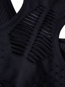 مجموعة من قطعتين من صدريات رياضية مبطنة للنساء ذوات الحجم الكبير ، مُريحة وسهلة الارتداء والخلع ، ذات تطريز ناعم - متعدد الألوان - مشاهدة 7