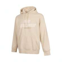 Nike 男士字母印花口袋细节简约卫衣，休闲日常穿着 - 米色 - 查看 1