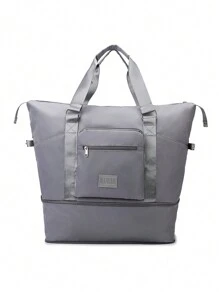 Sac de voyage pliable, sac à dos, sac de rangement grande capacité, sac de maternité pour l'hôpital, sac de bagage pour dortoir d'étudiant, sac de séparation humide et sec, sac de nuit, sac de sport, unisexe pour voyages, fitness, natation, sac de toilette de voyage, sac de rangement de maquillage, sac de plage, sacs essentiels pour les vacances, fournitures scolaires, essentiels de voyage, pour dames, pour le collège, la salle de bain