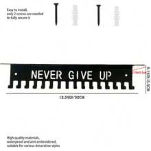 Metal One-Piece Trophy Display Rack, Wall Mounted Medal And Key Hanger,Adhesive Hooks,Towel Hanger Rack,Bedroom Wall Decor,Hangers,Hooks,Hanger,Back To School,Shelves,Organization And Storage,Key Holder,Key Holder Wall,Key Hanger,Sticker Hook,Door Hanger,Room Decor Bedroom,Kitchen Accessories