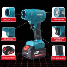 LYUWO LYUWO Electric Tools, Lithium Battery Storm Machine, Powerful Wind Pressure And Speed, Easy Dust And Smoke Removal, Advanced Impeller Design, Energy-Saving And Efficient, Matched With Large Capacity Batteries, Can Operate Efficiently, Powerful Snow Removal, Yard Leaf Shedding, Etc