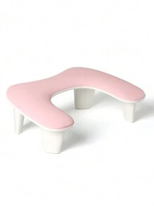 New Arrivals Manicure Comfortable Tilt Soft Nail Arm Rest Professional PU Leather U Shape Nail Hand Pillow For Manicure Salon Use