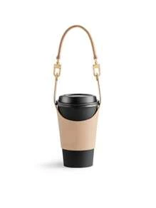 PU皮革保护套,便携式保温杯套,咖啡杯、茶杯、保温杯套 - 彩色 - 查看 9