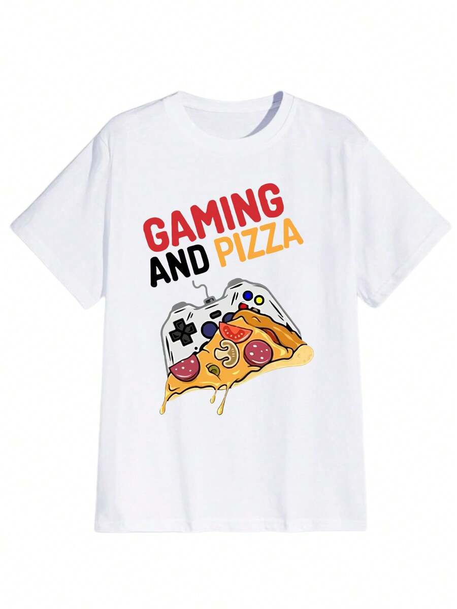 Casual And Comfortable Men's Cotton Round Neck Short Sleeve T-Shirt 190gsm