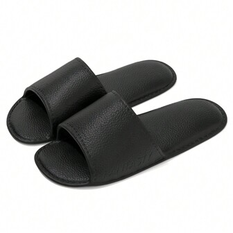 可折叠便携式户外/旅行 EVA 平底拖鞋，男女通用，适合室内家庭、酒店、公寓、浴室使用，防滑软底，夏季