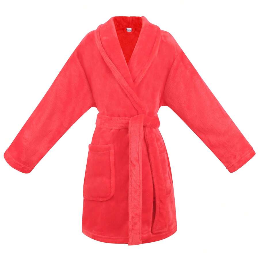 Kids Cover UP Girls Beachwear Boys Housecoat Soft Fuzzy Children Boys Girls Bath Cover Up