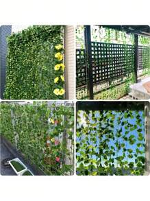 1pc/6pcs/12pcs Artificial Sweet Potato Vine, Ivy Leaf Fake Greenery Vines, Home Party Decor Fake Plants For Window, Yard Gifts Birthday Graduation