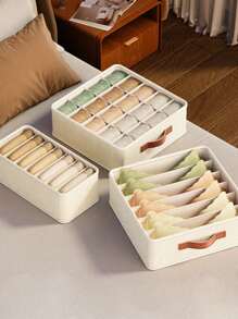 多功能内衣和袜子收纳抽屉整理盒、衣橱 - 彩色 - 查看 2