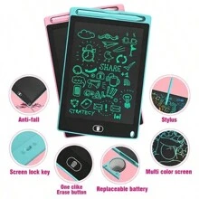 12" LCD Writing Tablet Drawing Board Pad Digital Painting Graphics Kids Gifts - Multicolor - View 1