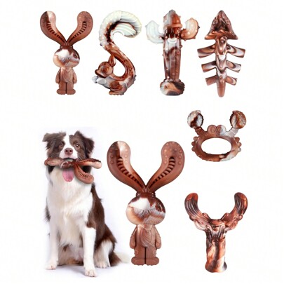 Beef Flavored Dog Chew Toys, Indestructible Dog Chew Toys | Beef Flavored And Super Chew-Resistant Nylon | Christmas Gifts For Dog Lovers, Spooky Seas