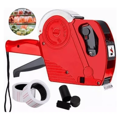 Etiquetadoras de Precios manual, rotuladoras de precios para negocios para etiquetas adhesivas + un rollo de etiquetas