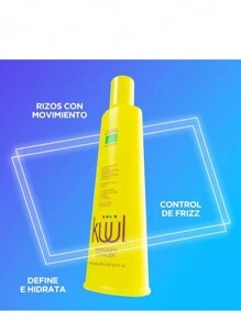 KÜÜL - Curl Me Shampoo para Cabello Rizado 300 ml, para Marcar y Definir Rizos, con AminoGen Complex, Efecto Rizos Hidratados, Nutre y Limpia la Estructura del Cabello, Cabello Sedoso y Brillante - Amarillo - Ver 4