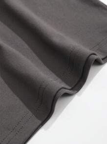 Custom Personalized Kids Boys Sports Casual T-Shirt, Custom Your Favorite Photo, Text/Name/Message, Idol/Cartoon/Friend/Family Photo Print, Comfortable Outdoor Sports Tee For Spring/Summer, Holiday Gift, Best Friend Gift, Birthday Gift, Surprise Gift, Group Team Uniform, Back To School, Children Tops - Grey - View 4