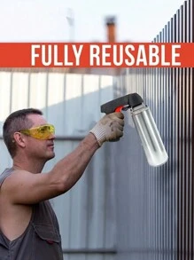 Portable Paint Can Trigger Handle, Power-Assisted Painting Attachment, Universal Compatibility, Plastic Material - Automotive Painting