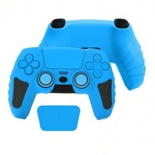 Funda protectora TOPWOLF de silicona para el controlador PS 5, con anillo anti-polvo para el joystick, accesorio P5 - funda de silicona ps5 - Ver 16