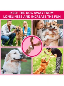 Beef Flavored Dog Chew Toy, Indestructible Dog Chew Toy | Beef Flavored Super Durable Nylon Material | Christmas Gift For Dog Lovers, Halloween Treats, Durable Beef Flavored Dog Bone | Tough Nylon Chew Stick | Holiday Gift, Halloween Dog Toy, Durable Dog Chew Toy, Suitable For All Sizes - Multicolor - View 7