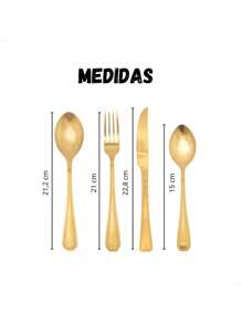 Domeasy Dining Sets - 金色 - 查看 4