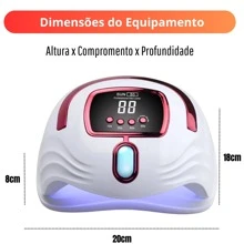 Sioux S5 Digital UV LED Cabin 57 LEDs 268w Quick Drying Acrylic Gel Nails - 紅色 - 查看 6