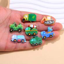 10pcs Mini Vehicle Resin Decor, DIY Craft Material For Phone Cases, Shoes, Brooches, Jewelry Making, Stationery Boxes, Hair Accessories, Fashionable Non-Metal Jewelry Supplies - Multicolor - View 2