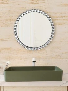 No-Drill Wall Mounted Vanity Makeup Mirror For Dorm, Bathroom, Vanity, Washroom, Hygiene Mirror Birthday