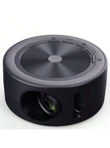 Your Perfect Movie Companion: Mini-Projektor - A Portable Small Wired Same-Screen Projector & Home Microprojector For Unforgettable Nights - Black - View 2