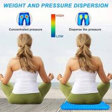 Gel Cushion Double Thick Gel Summer Cushion Pressure Relief Breathable Chair Pad Car Office Chair Soft Cushion - 40x35x2.5cm - Xem 4