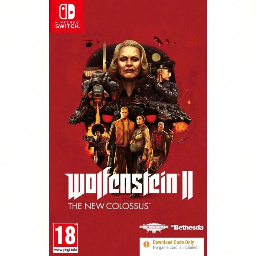 Wolfenstein 2 The New Colossus, Game For Nintendo Switch Console - Multicolor - View 1