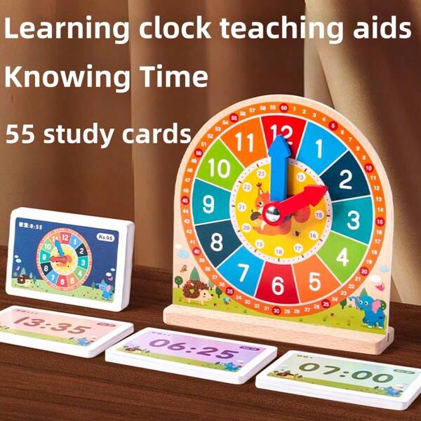 Kinderbildungsweckeruhr mit Intelligentere Zeiterfassung, Lernspielzeug für Zeitanzeige, digitale Uhr für die Grundschule