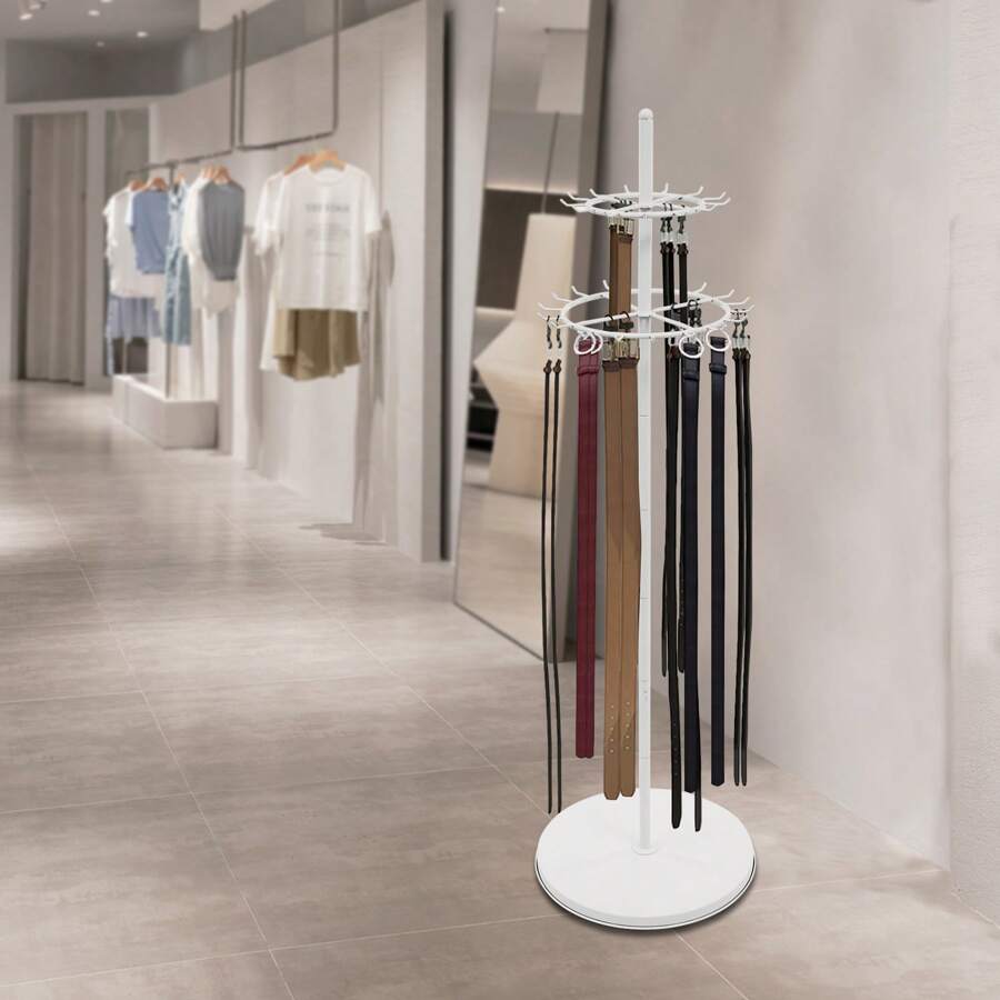 Tie Racks - White - View 1