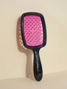 Set de cepillo desenredante, peine rizado, 3 piezas/5 piezas/6 piezas, cepillo para el cabello rizado húmedo y seco para cabello natural rizado, botella de spray, cepillo de peine, peine de cola de rata, cepillo para el borde y parte posterior para cabello grueso, y delgado, herramientas para el cuidado del cabello (rosa, morado, negro)