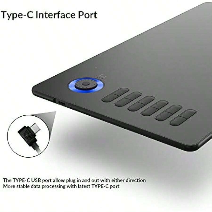 VEIKK A15Pro Graphics Tablet 10 X 6 Inch Digital Awing Pad For PC