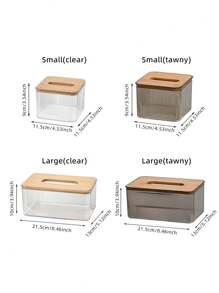 1pc定制照片DIY图案创意纸盒DIY欧式桌面收纳盒家用木质餐巾纸纸巾盒多功能收纳盒，适合节日礼物母亲节/父亲节/感恩节/教师节/情人节礼物，适用于办公室、浴室、卧室、客厅、茶室、咖啡桌、客厅、户外、车内等场景返校 - 彩色 - 查看 12