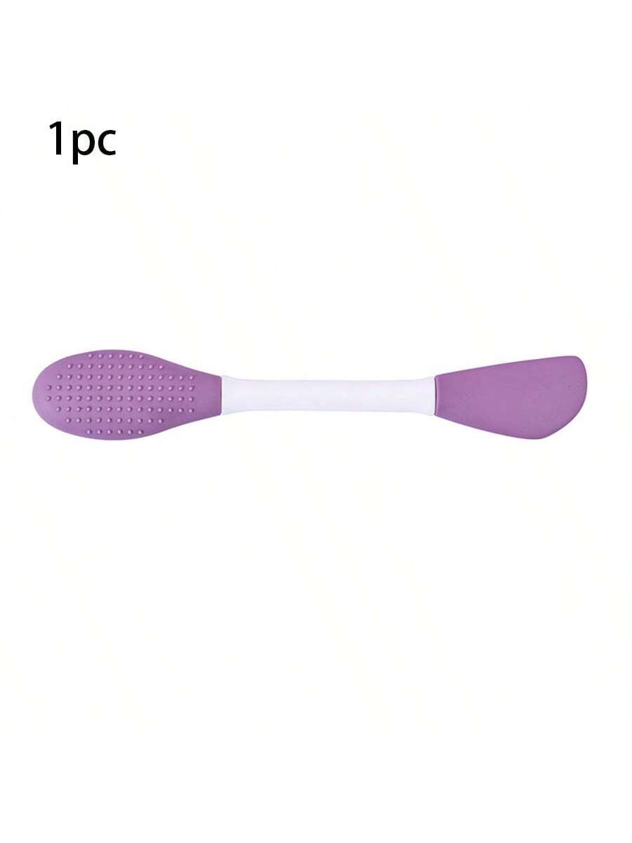 فرشاة وجه سيليكون ذات رأسين للتنظيف والتدليك وتطبي...