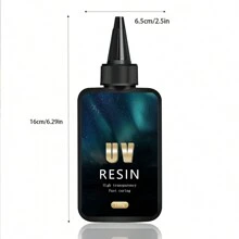 Rășină UV 400g/300g/200g/100g Kit de rășină epoxidice transparentă - Transparență ridicată, neîngălbenește - Inodor, Întărire rapidă pentru fabricarea de bijuterii DIY, decorare artizanală, protecție cu strat de artă - Ideal pentru festival, cadouri de aniversare